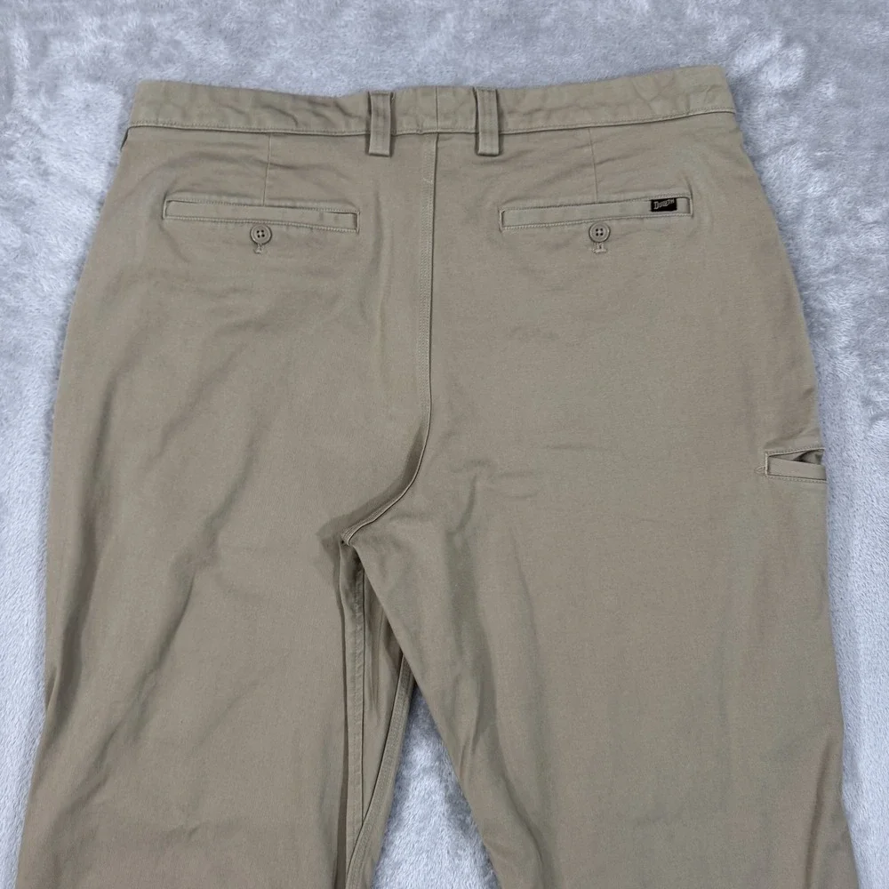 Duluth‎ Trading Pants Mens 38x32 Duluthflex Ballroom Roomy Utility Canvas Gusset